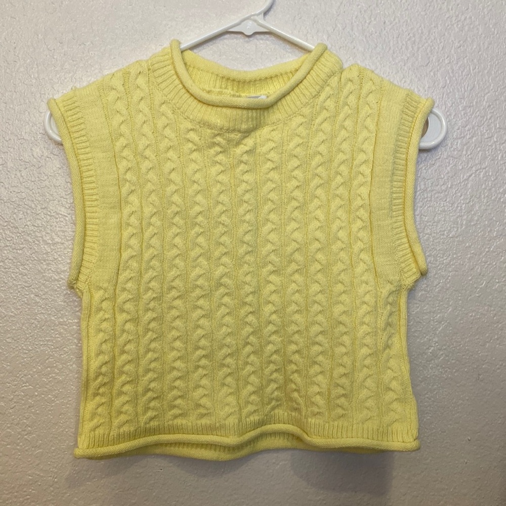 Yellow Fitz+Eddi sweatshirt